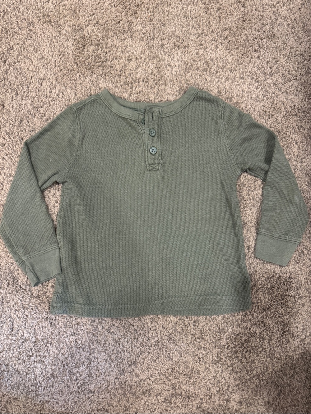 Old Navy Kids Henley in Hunter Green— 3T